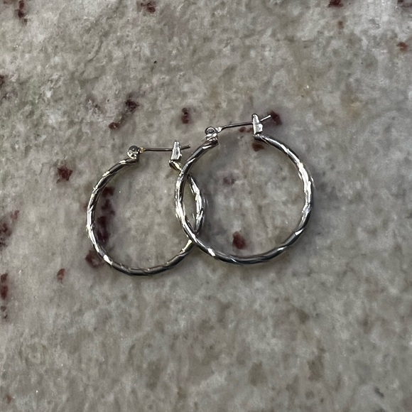 Sterling Silver Hoop Earrings